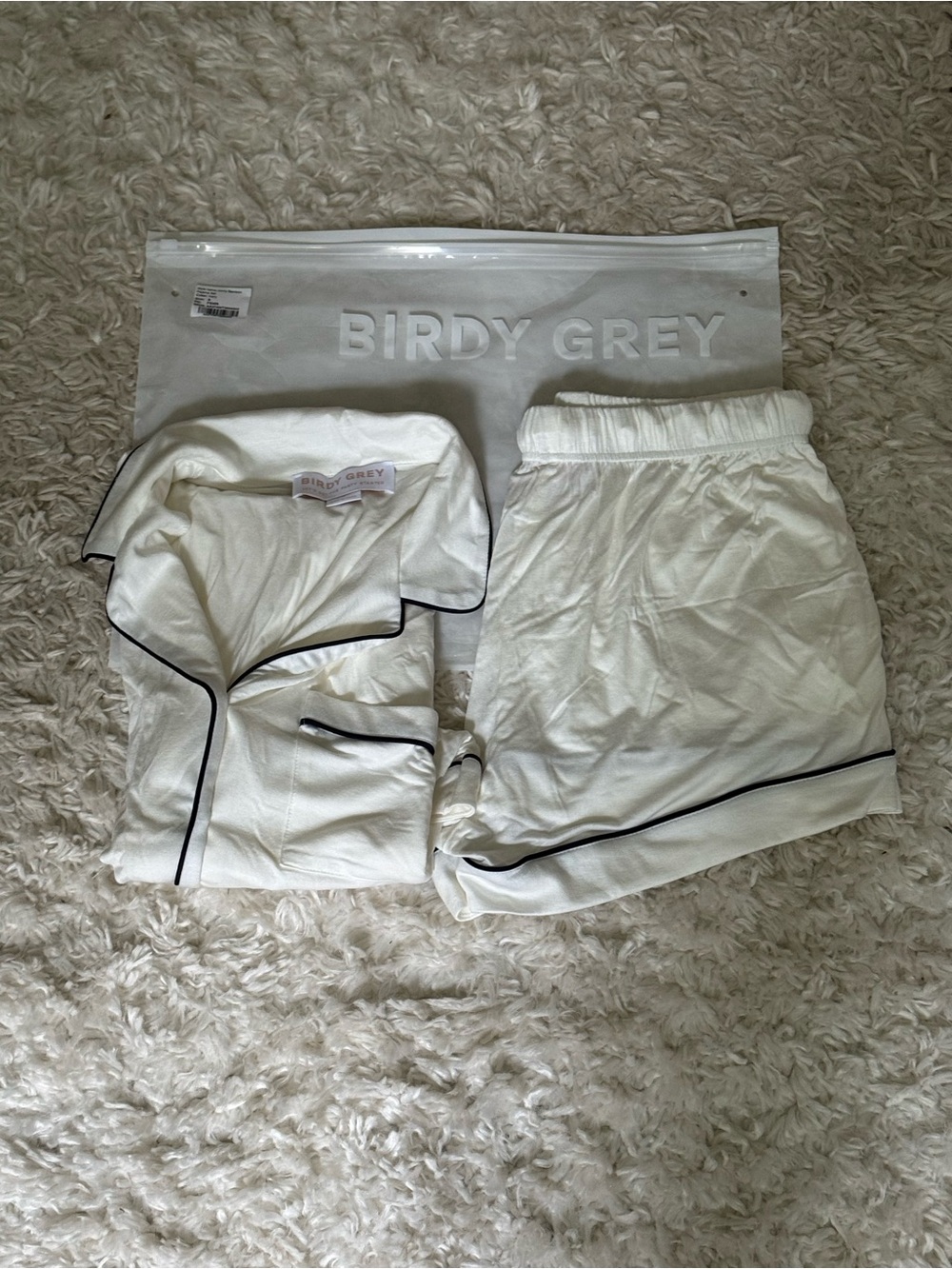 Birdy Grey Ivory Bamboo Pajama Set